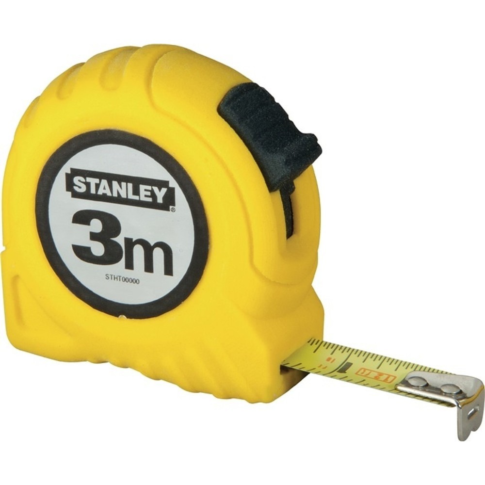 STANLEY Taschenrollbandmass L.5m B.19mm mm/cm EG II Ku.Gürtelclip