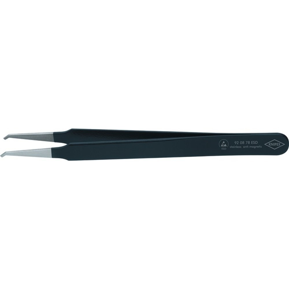 Knipex Präzisionspinzette Länge 120 mm gerade rund rostfrei, antimagn., elektr. ableitend Spitzenbreite 2 mm