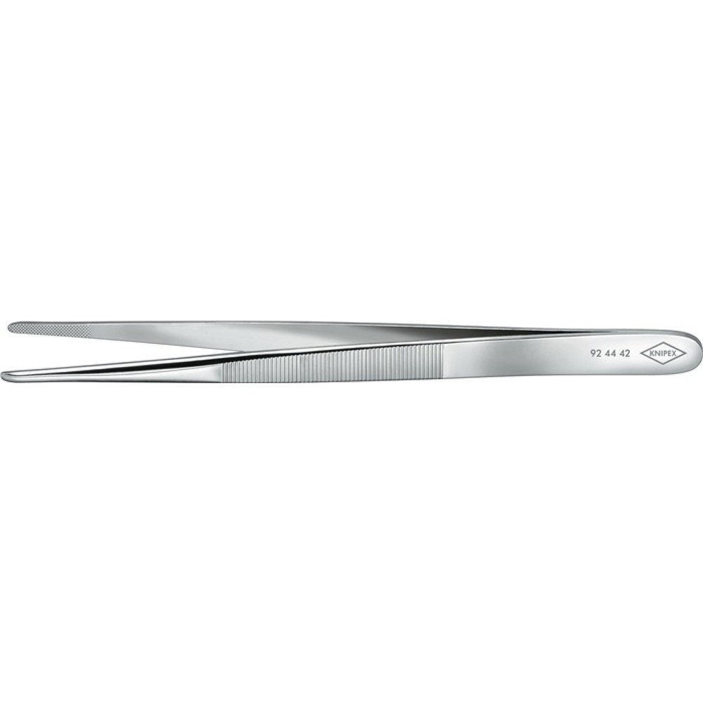 KNIPEX Präzisionspinzette L.120mm ger.Spitzenbreite 3mm verchr