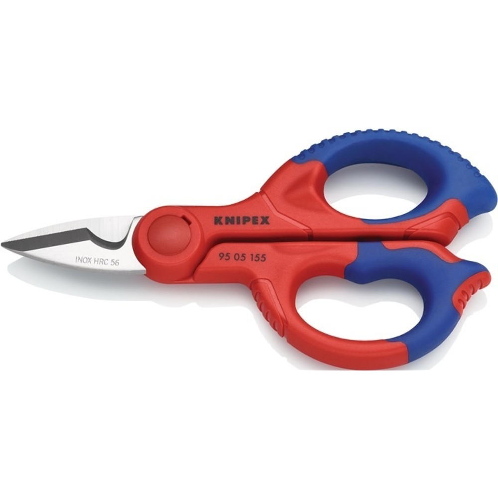 Knipex Elektriker-/Handwerkerschere L.155mm 2-K.-Hüllen