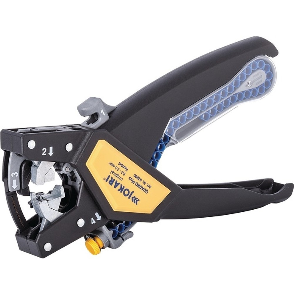 JOKARI Automatikabisolierzange QUADRO Plus L.259mm 0,5-2,5 mm²