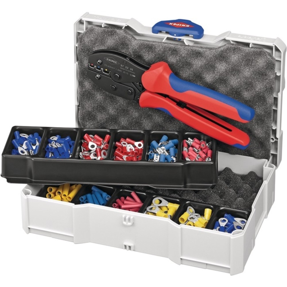 Knipex Kabelverbindersortiment 286-tlg.0,5-6 mm² Ku.-Box