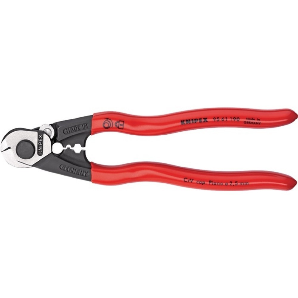 Knipex Drahtseilschere L.160mm pol.Mehrkomp.-Hüllen
