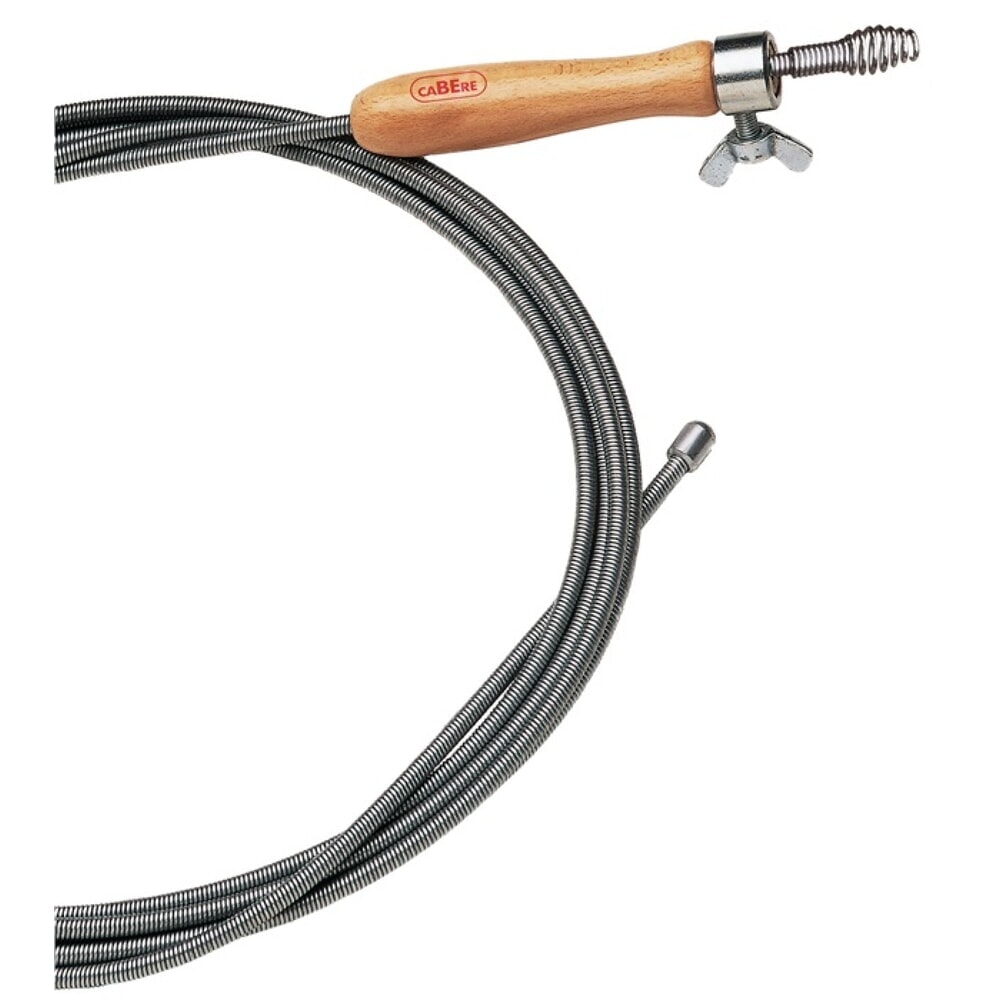 CABERE Rohrreinigungswelle L.10m Wellen-D.9mm Krallen-D.20mm einlagig