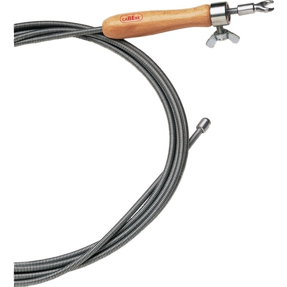 CABERE Rohrreinigungswelle L.5m Wellen-D.7mm Krallen-D.20mm doppellag
