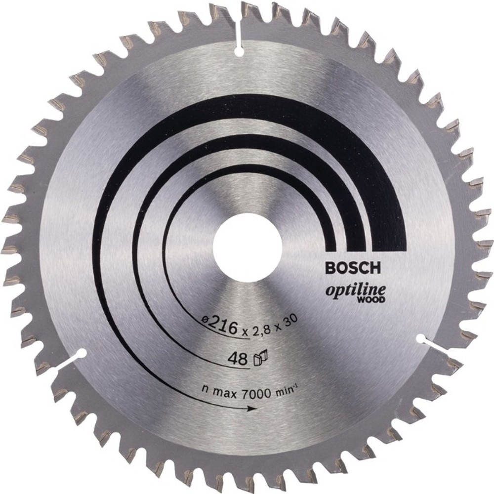 BOSCH Kreissägeblatt AD 250mm Z.60 WZ/N Bohr.30mm Schnitt-B.3,2mm HM