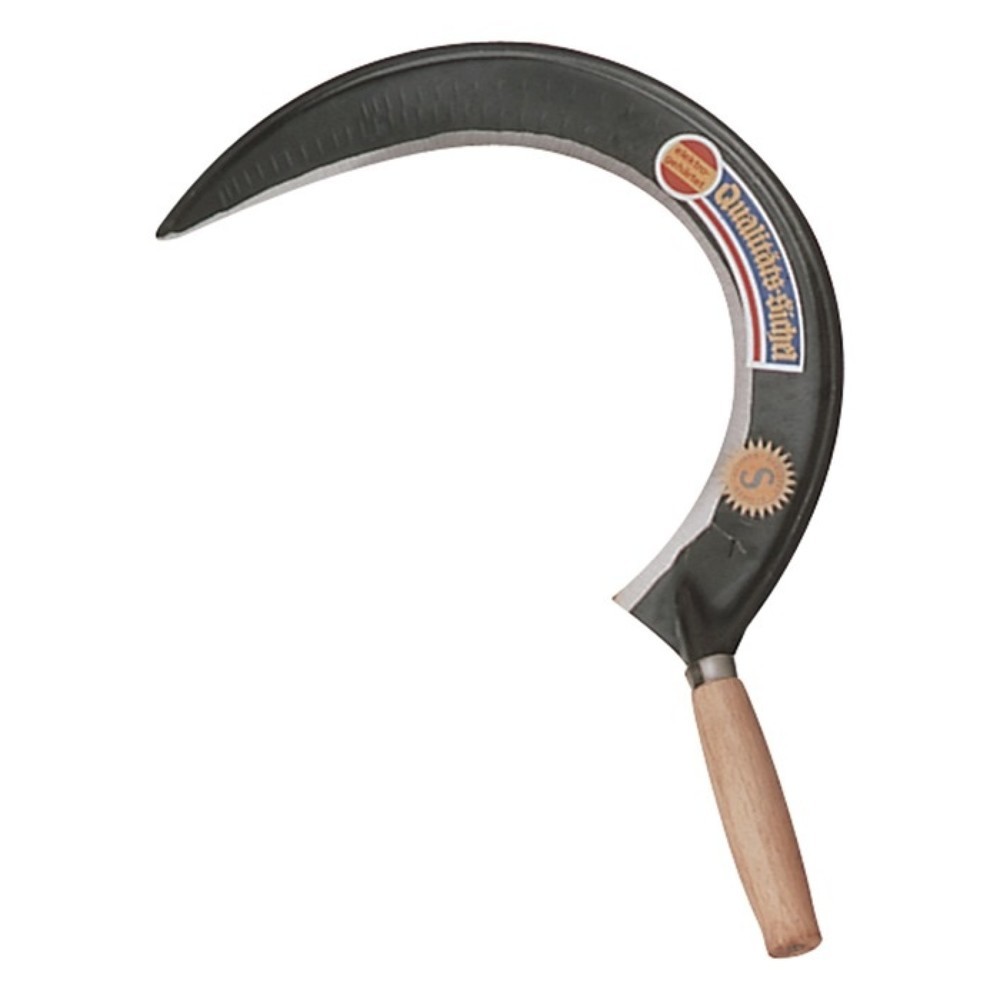 Steyrische Sichel L.450mm halbgeschmiedet, m. Schneidenschutz geschliffen