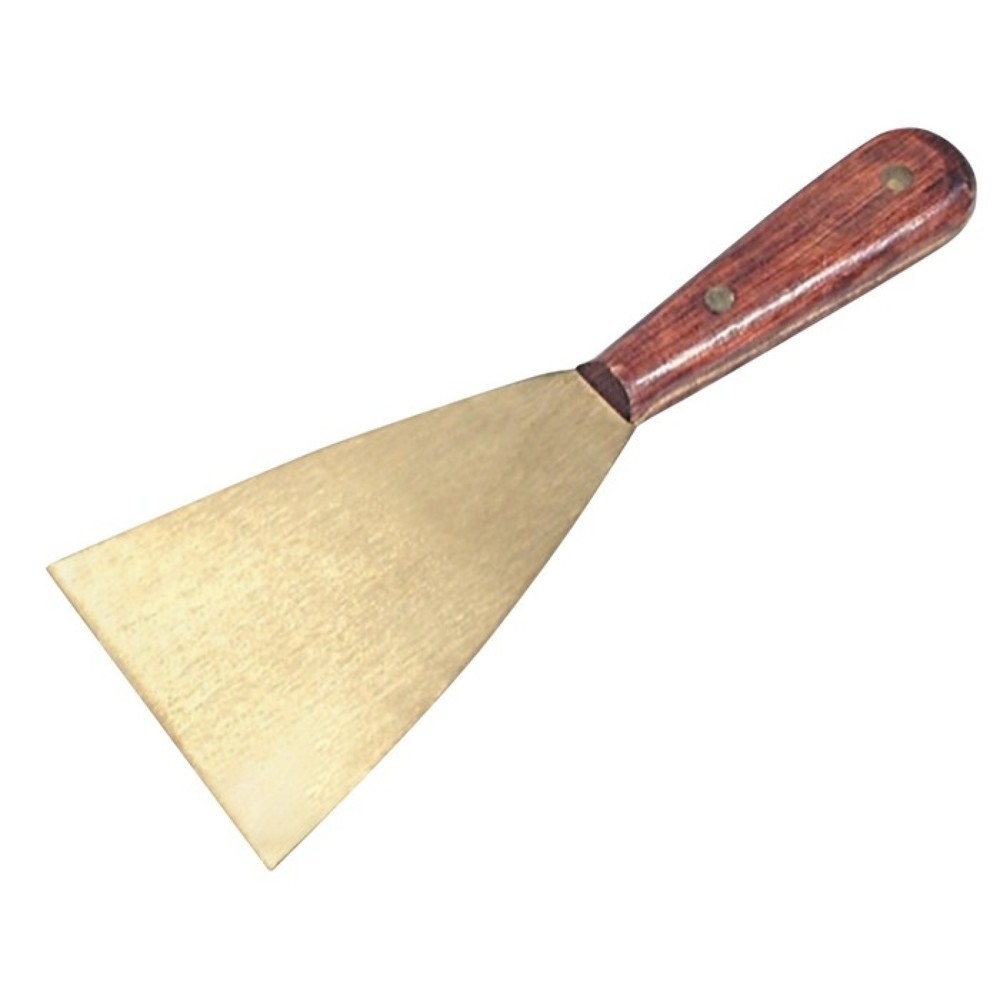 TRUFA Messingspachtel B.80mm S.2mm besonders stabil funkenarm