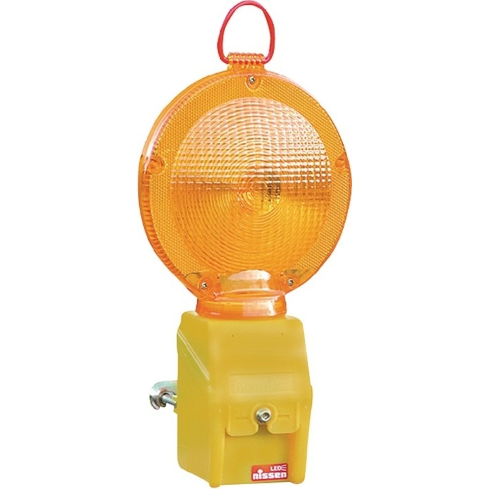 NISSEN Baustellenwarnleuchte MonoLight LED rot Leuchtenkopf drehb