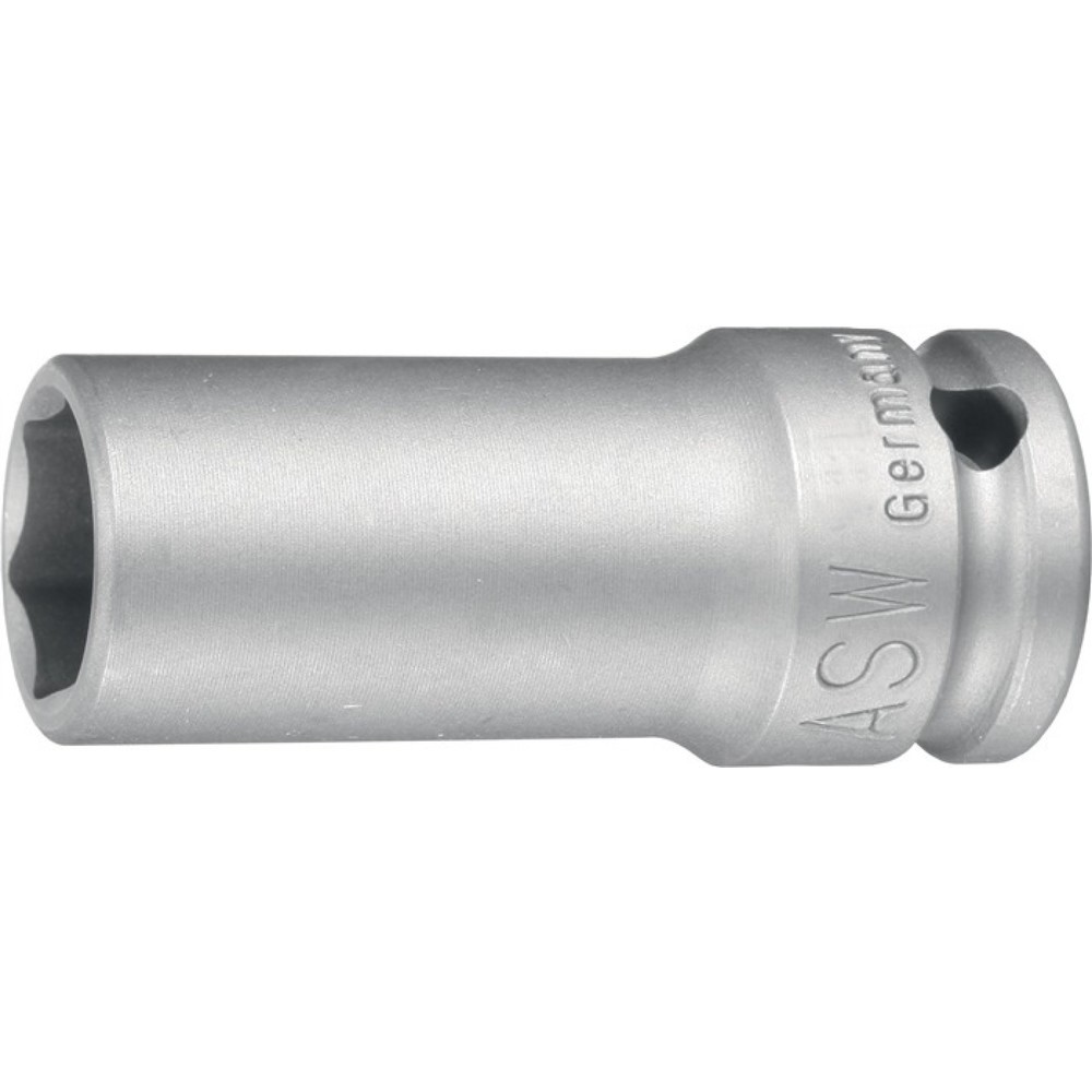 ASW Kraftschraubersteckschlüsseleinsatz 740 L 3/4 Zoll 6KT SW 24mm L.95mm