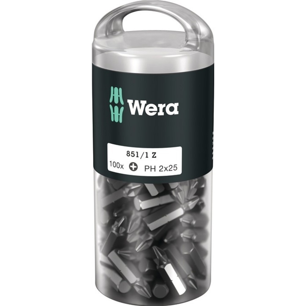 WERA Bitgrosspackung 867/1 Z T 25 L.25mm 100St./Box