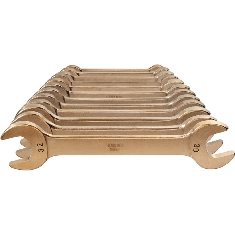 Doppelmaulschlüsselsatz 12-teilig SW6-32 mm Aluminium-Mehrstoff-Bronze funkenfrei