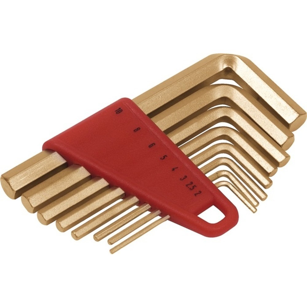 Sechskantwinkelschraubendrehersatz 8-teilig SW 2 10 mm