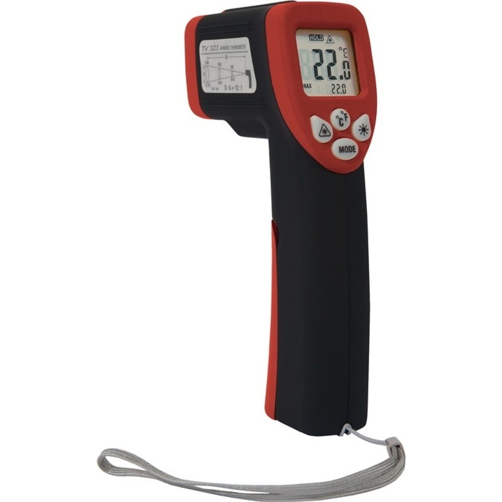 TESTBOY Infrarotthermometer TV 323 50 b.550GradC ±2GradC 2xTyp AAA