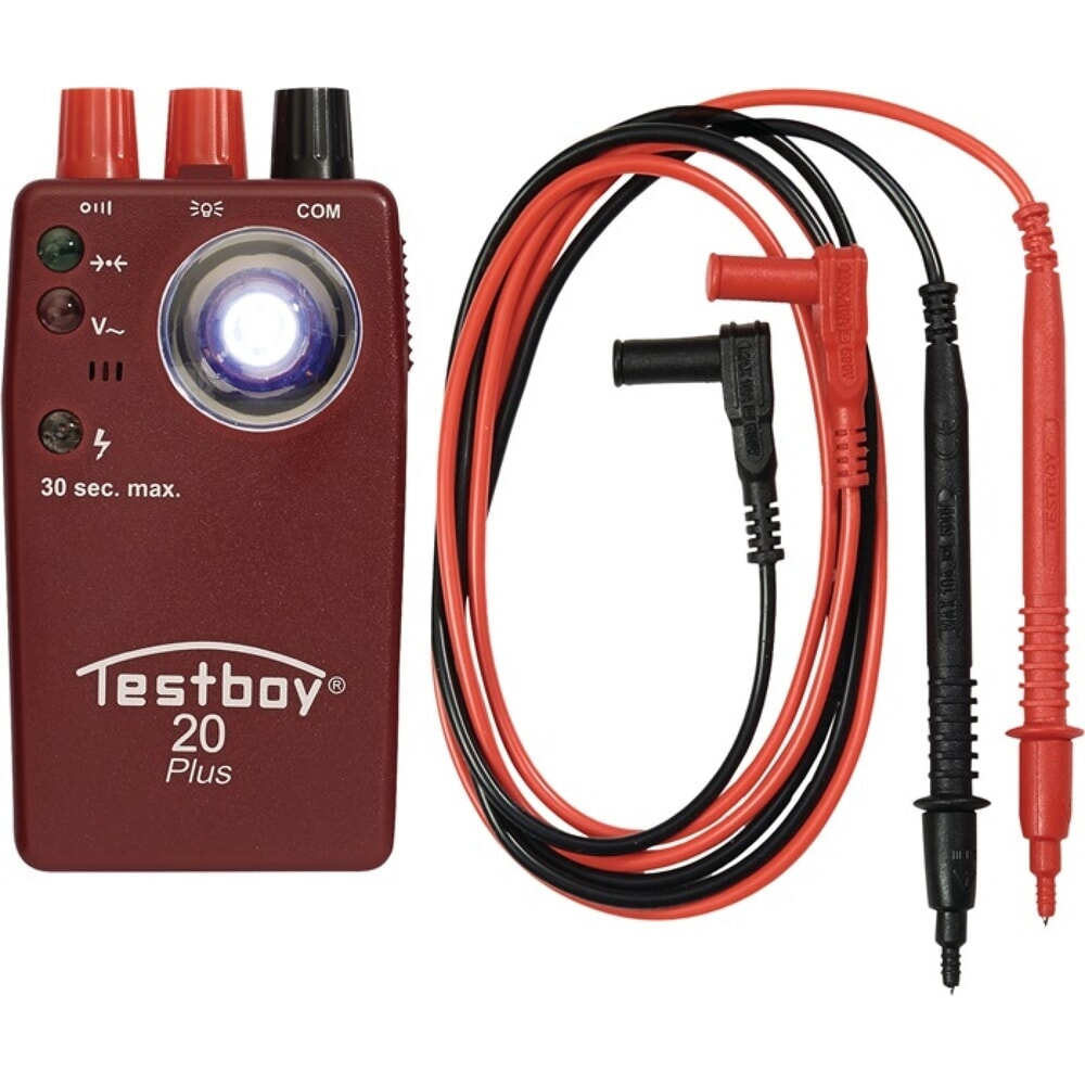 TESTBOY Durchgangsprüfer TB 20 Plus b.300 V CAT II 300 V