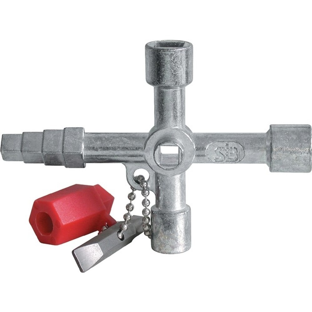 Schaltschrankschlüssel 820 M03 6 Funktionen m.Bitadapter