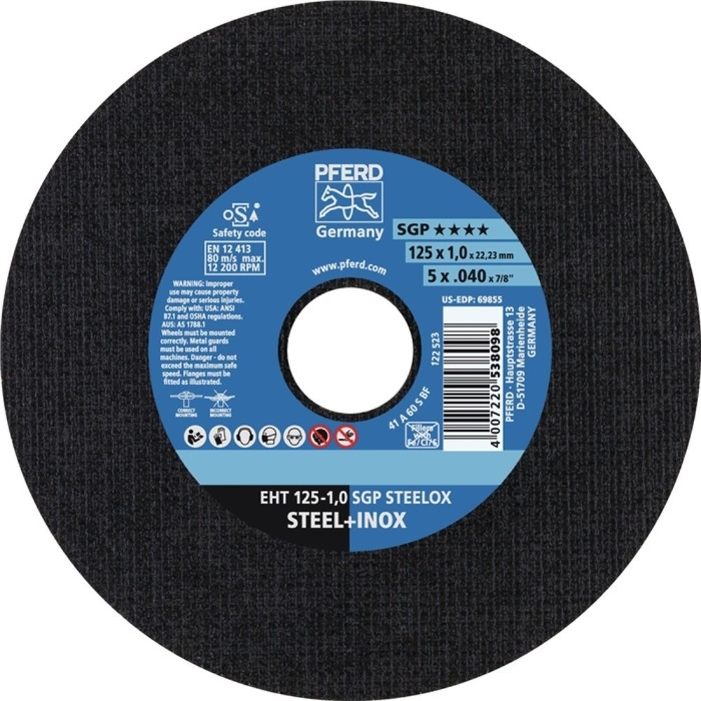PFERD Trennscheibe SGP STEELOX D230x1,9mm ger.INOX Bohr.22,23mm