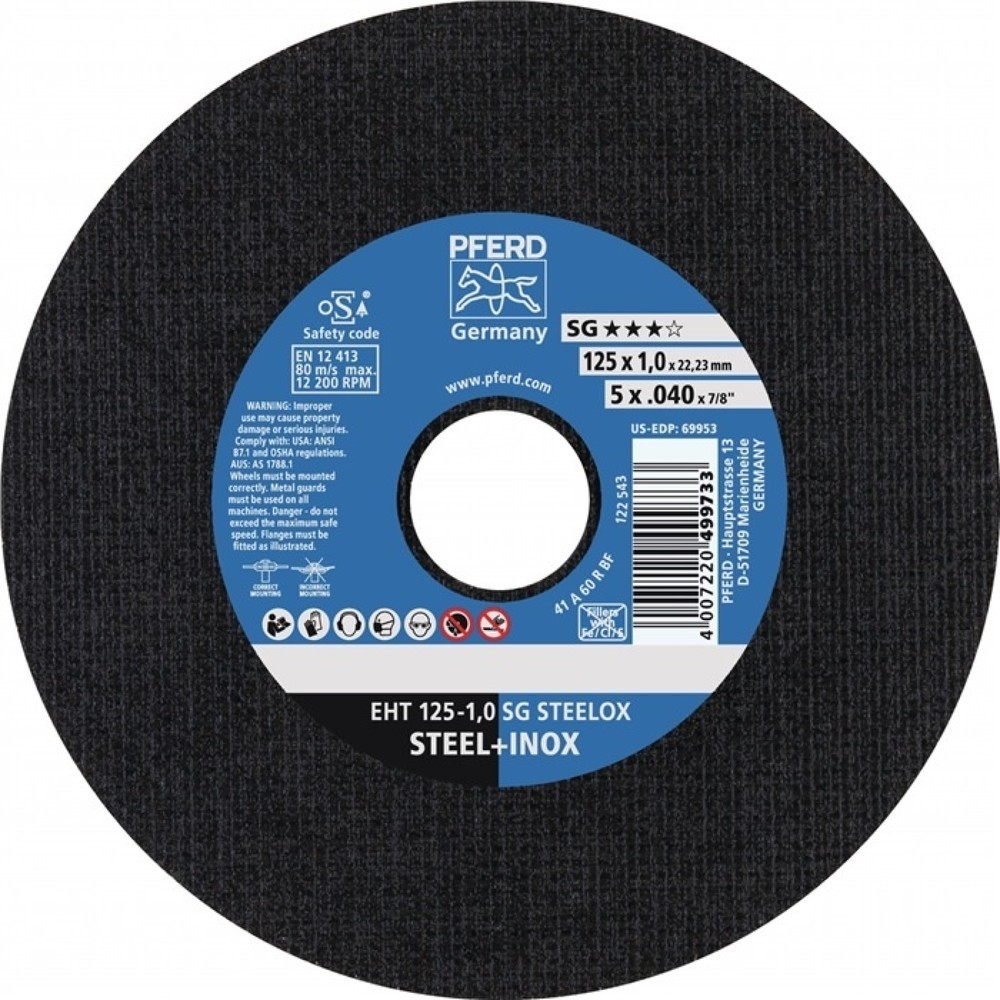 PFERD Trennscheibe SG STEELOX D230x1,9mm ger.INOX Bohr.22,23mm