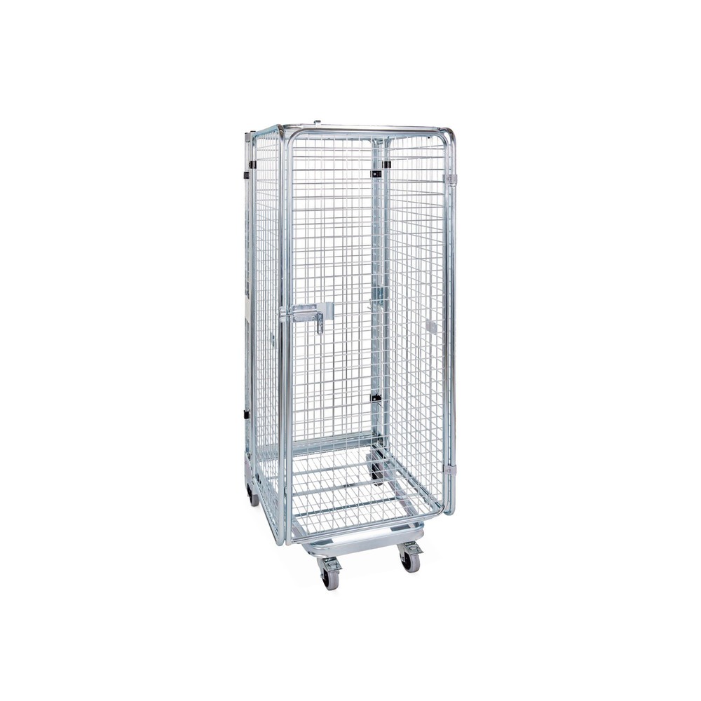 Anti-Diebstahl-Behälter, mit Stahlboden, nestbar, Höhe 1.880 mm, ohne Zwischenboden