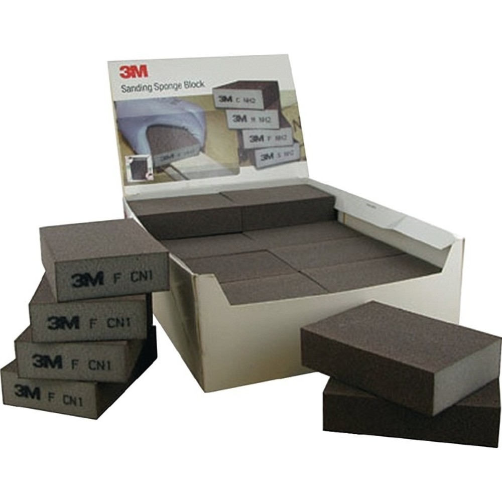 3M™ Schleifschwamm HI-FL L100xB68mm medium hart/vierseitig besch