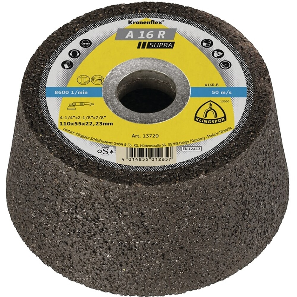 KLINGSPOR Schleiftopf A30 R 100/55mm STA 30 Bohr.22,23mm