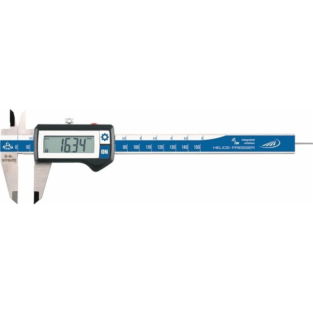 Messschieber DIN 862 DIGI-MET IP67 150mm dig.Funk rd.(1,5 mm) H.PREISSER