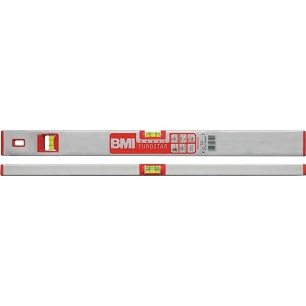 BMI Wasserwaage EUROSTAR 690 E 80cm Alu.silber ± 0,5mm/m