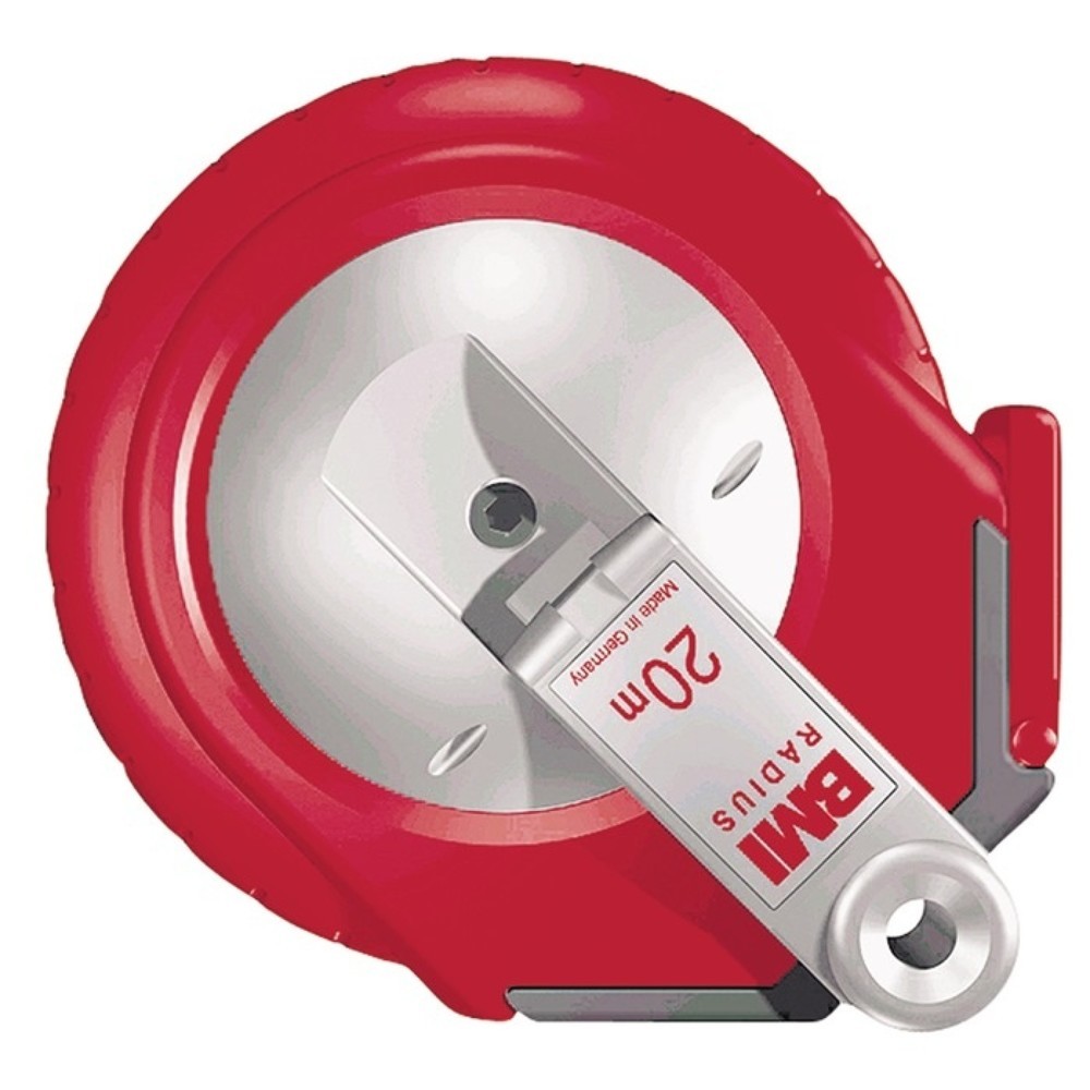 BMI Kapselbandmass RADIUS L.30m Band-B.13mm Acm EG II Ku.gelb Glasfaser