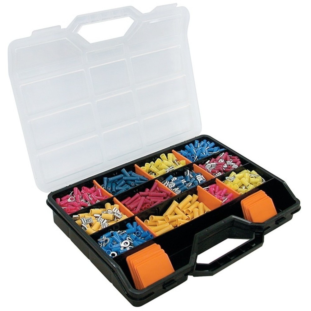 Kabelverbindersortiment 600-tlg.0,5-6 mm² Allzweckkoffer