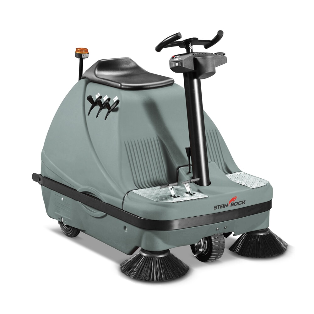 Steinbock® Aufsitz-Kehrsaugmaschine A-1000, Elektromotor, Kehrbreite 1.000 mm