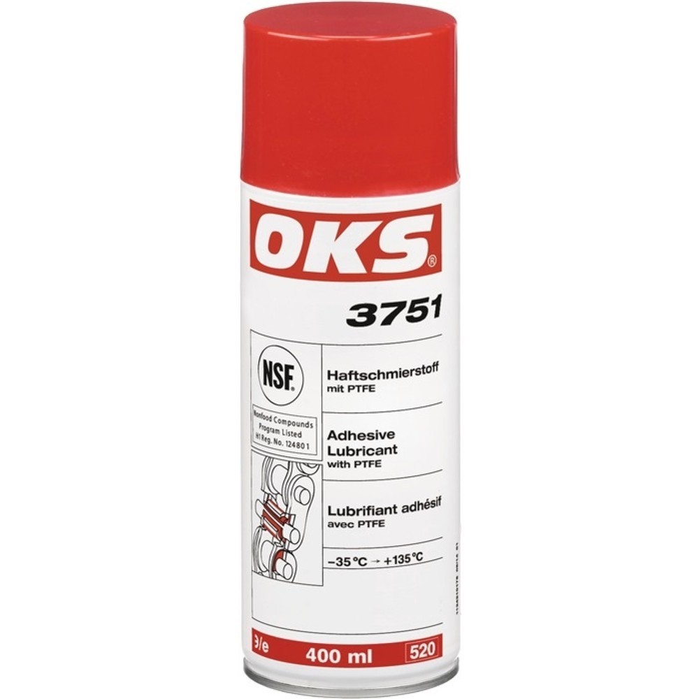 OKS Haftschmierstoff m.PTFE 3751 weisslich NSF H1 400 ml Spraydose