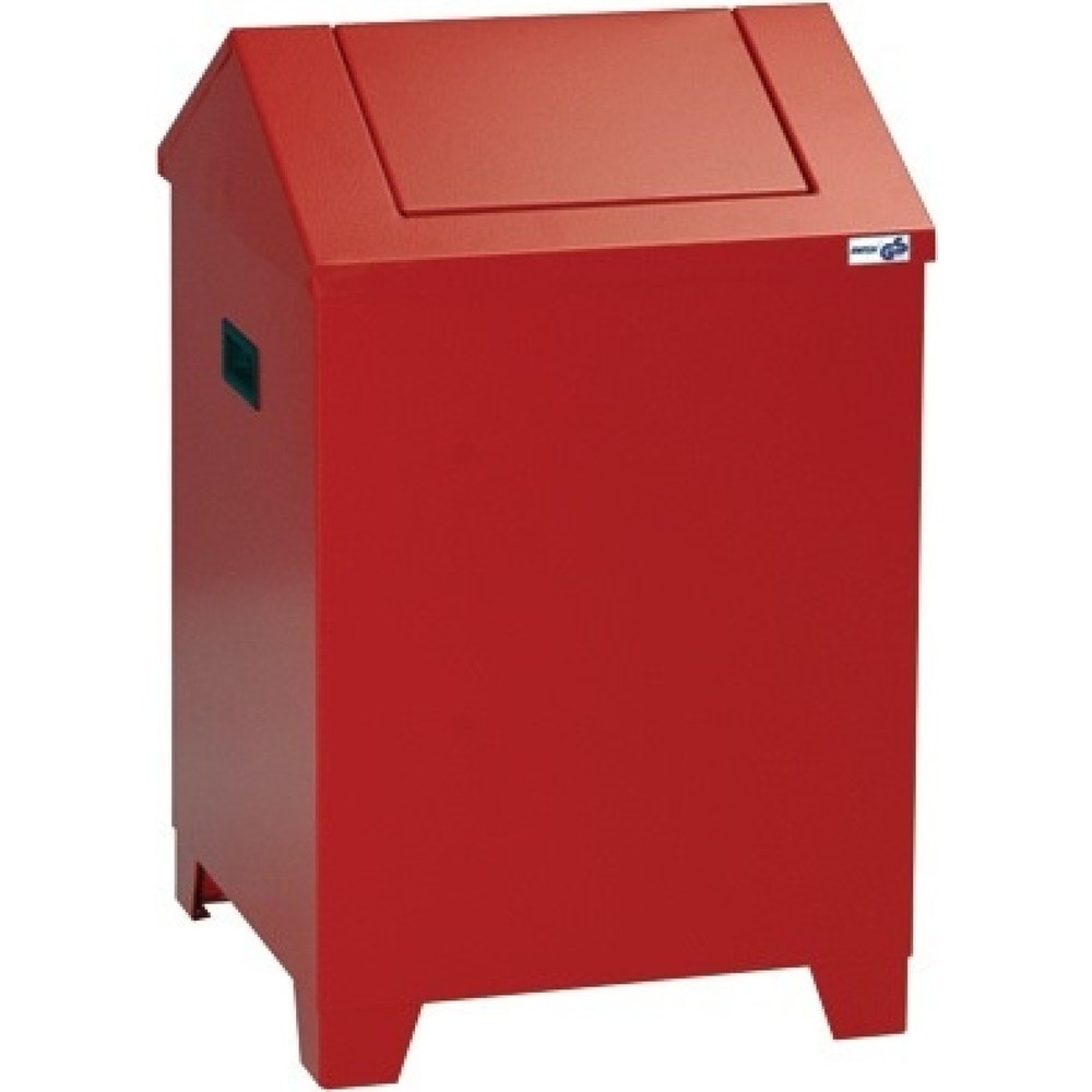 STUMPF Putzwollkasten H680xB400xT400mm Geh.lichtgrau/Klappe enzianblau Stahlbl