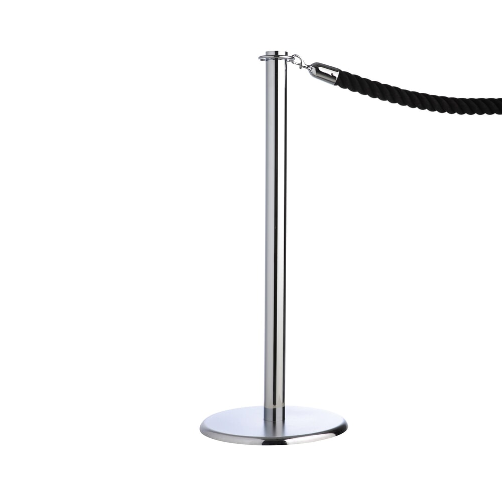 Seil-Absperrpfosten CLASSIC, verchromt