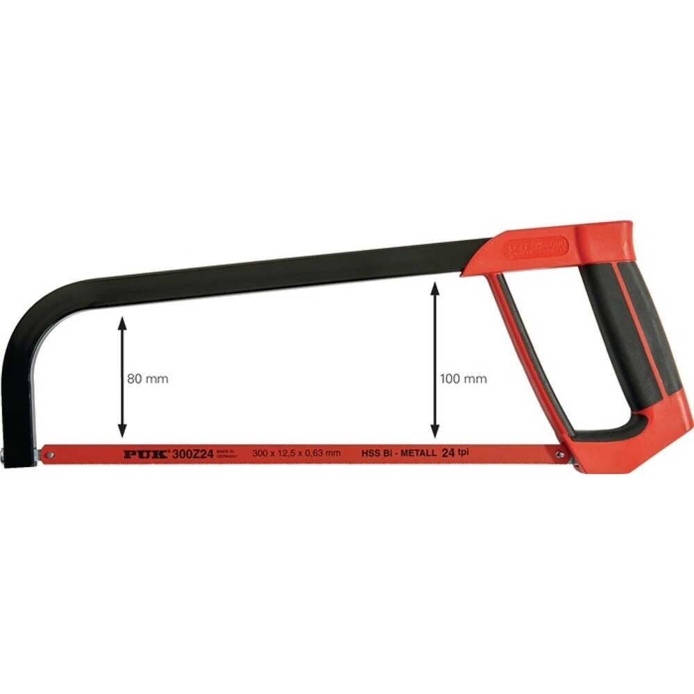 PUK Metallsägebogen B32100 Blatt-L.300mm 24 Z./Zoll D-Komfortgriff