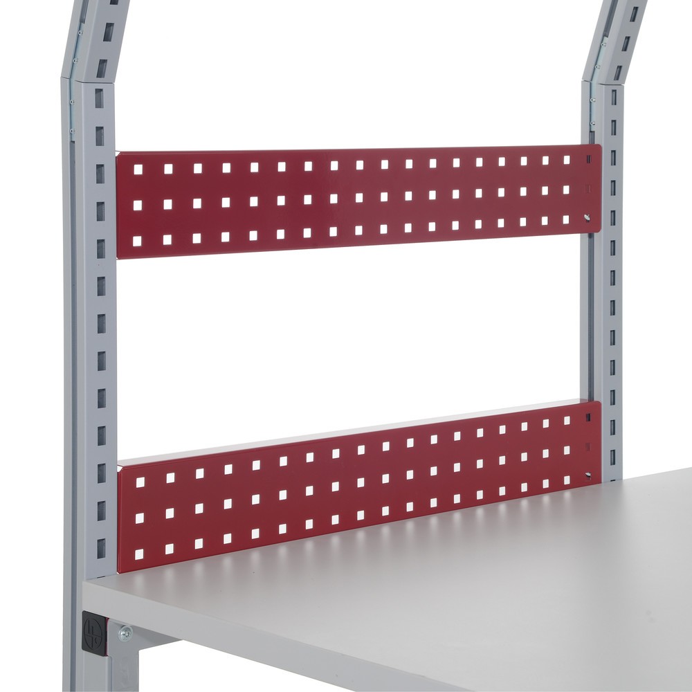 Lochrückwand für Rocholz Packtische FLEX, HxBxT 100 x 1.000 x 30 mm