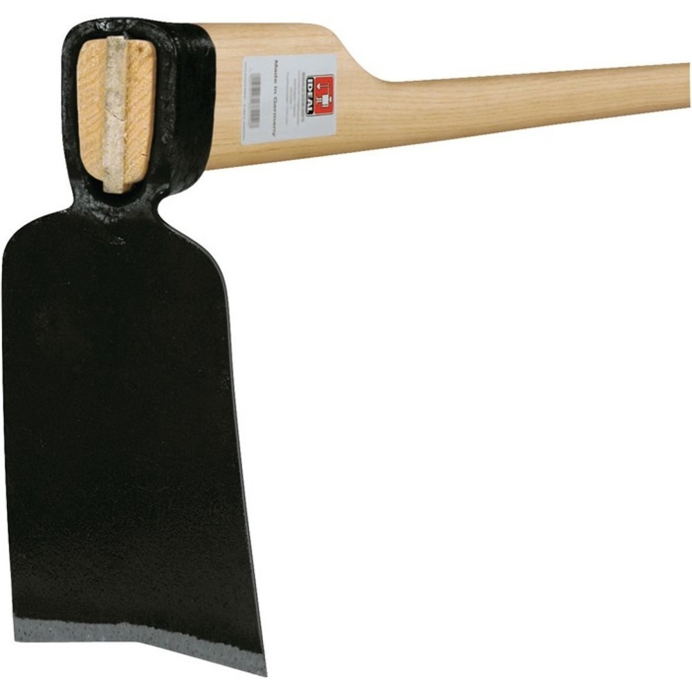 IDEAL Rheinische Hacke Blattmass 185x85x110mm geschmiedet, m.Stiel G.700g