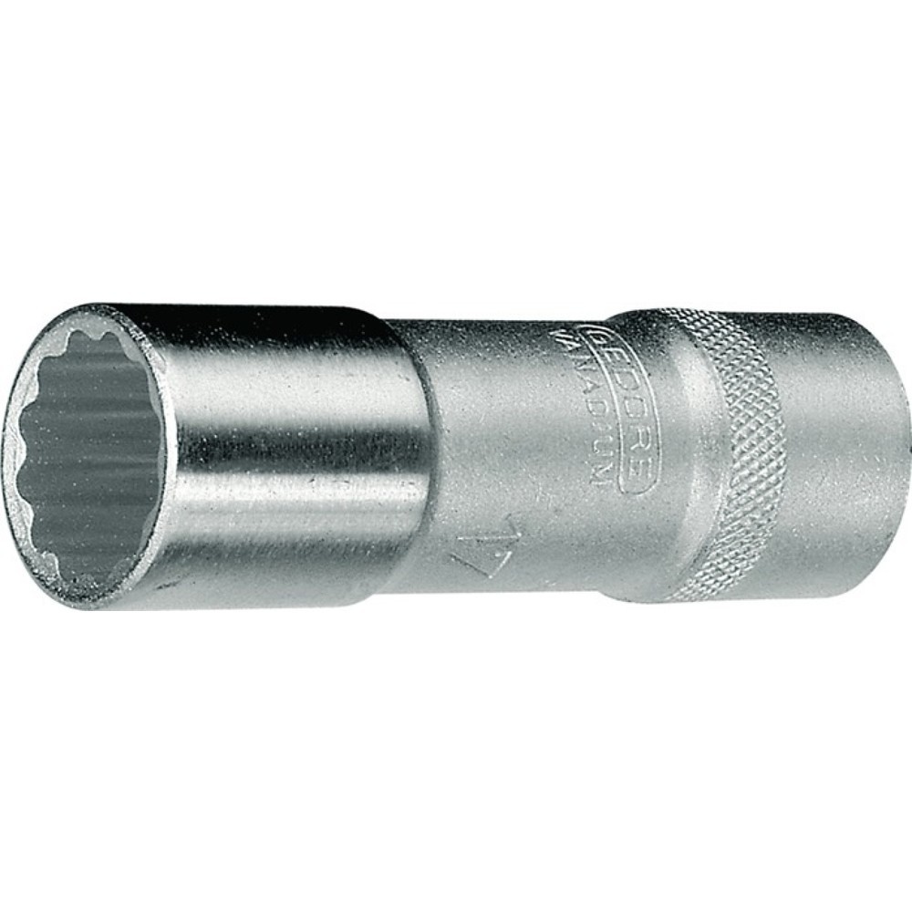 GEDORE Steckschlüsseleinsatz D 19 L 1/2 Zoll 12-kant SW 30mm L.82mm