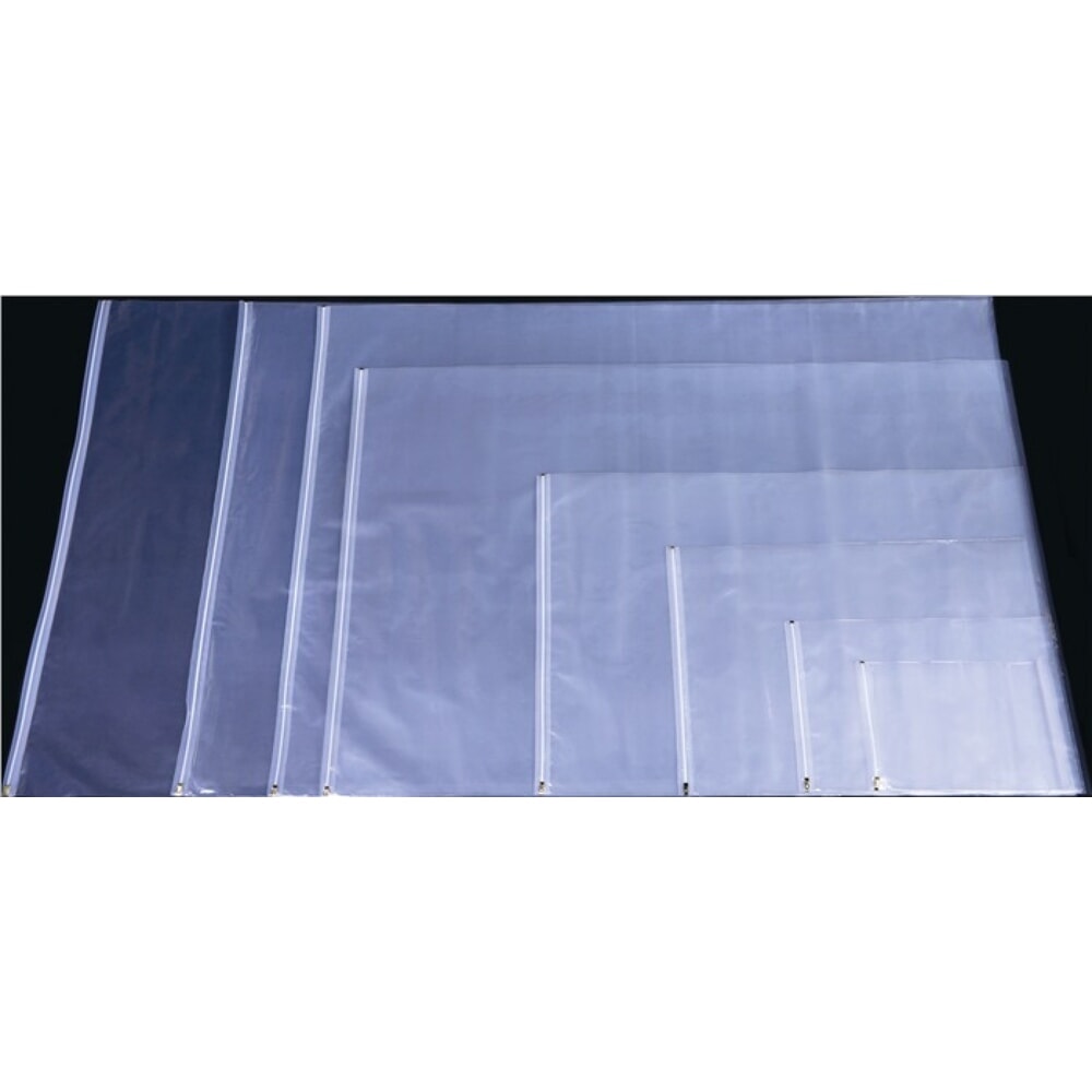 BÖCK Planschutztasche 1050x1350mm Gleitverschluss 2-s.transp