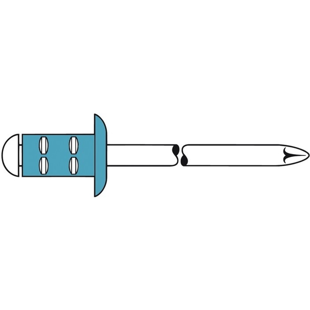 GESIPA Blindniet PolyGrip® Nietschaft dxl 3,2x8,0mm VA 100 St