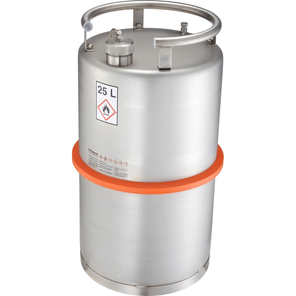 Standgefäß aus Edelstahl, 25 Liter