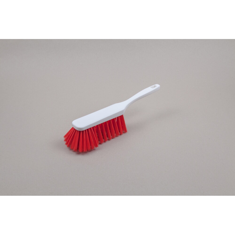 Hygiene-Handfeger, Kunststoff, Polyesterborsten 0.25, weich, 290 mm, rot