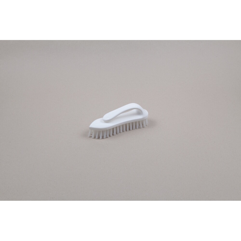 Hygiene-Waschbürste mit Bügel, Kunststoff, Polyesterborsten 0.50, hart, transparent