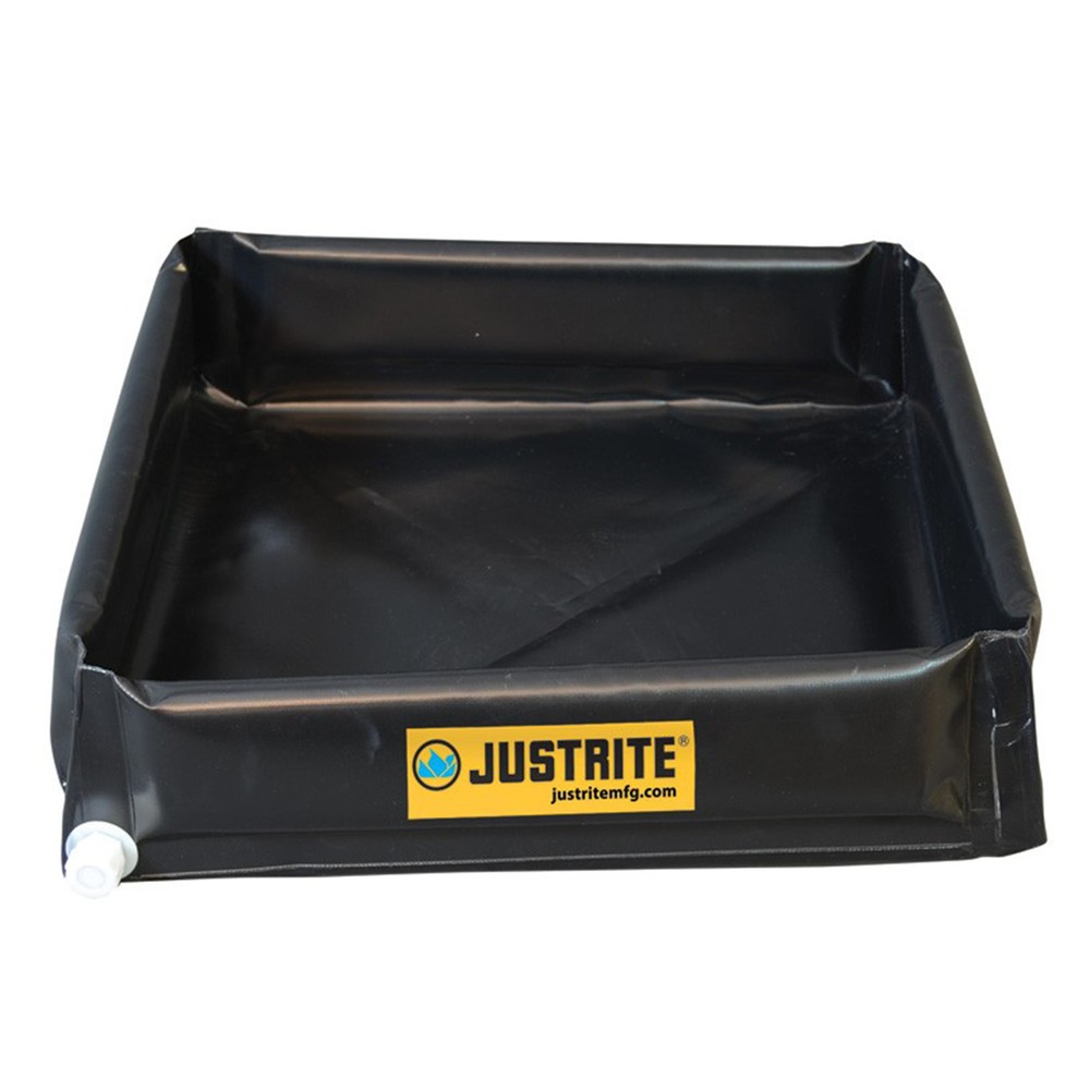Justrite® Mini-Auffangwanne aus PVC, Kapazität 208 l