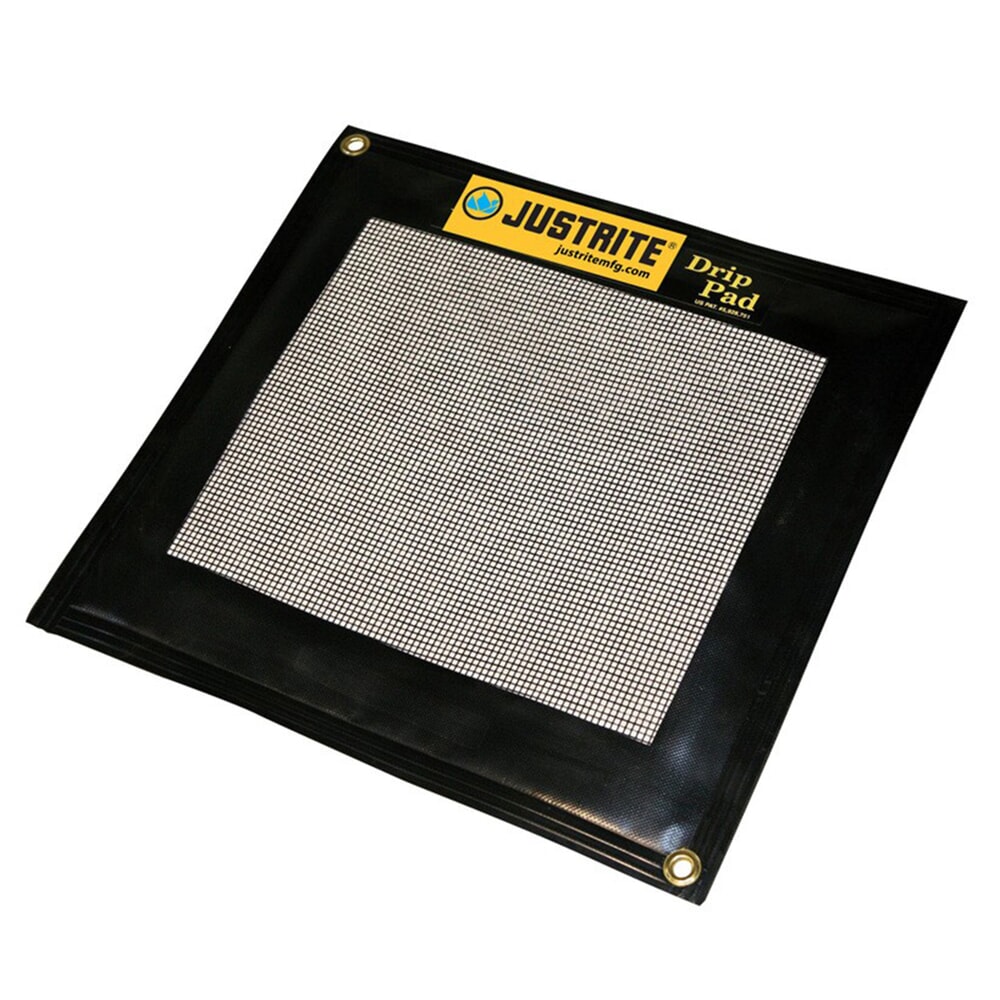Justrite® Tropf-/Saugkissen, nachfüllbar, LxB 580 x 530 mm, Kapazität 5 l