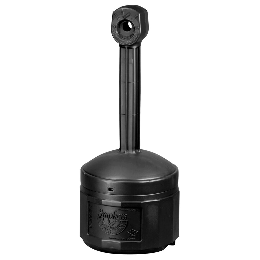 Justrite® Sicherheits-Standascher, selbstlöschend, 15 Liter, schwarz