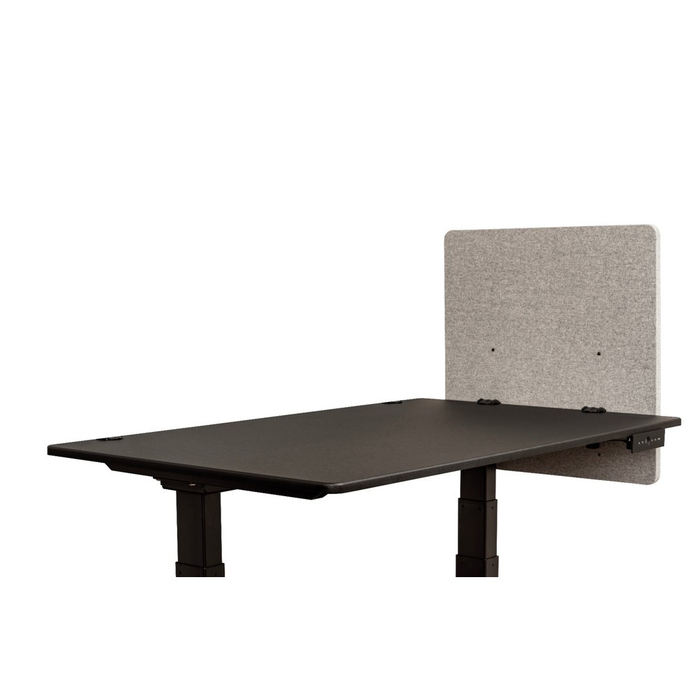 RECLAIM Akustikpaneel für Schreibtisch, Seitenwand, Breite 600 mm, hellgrau