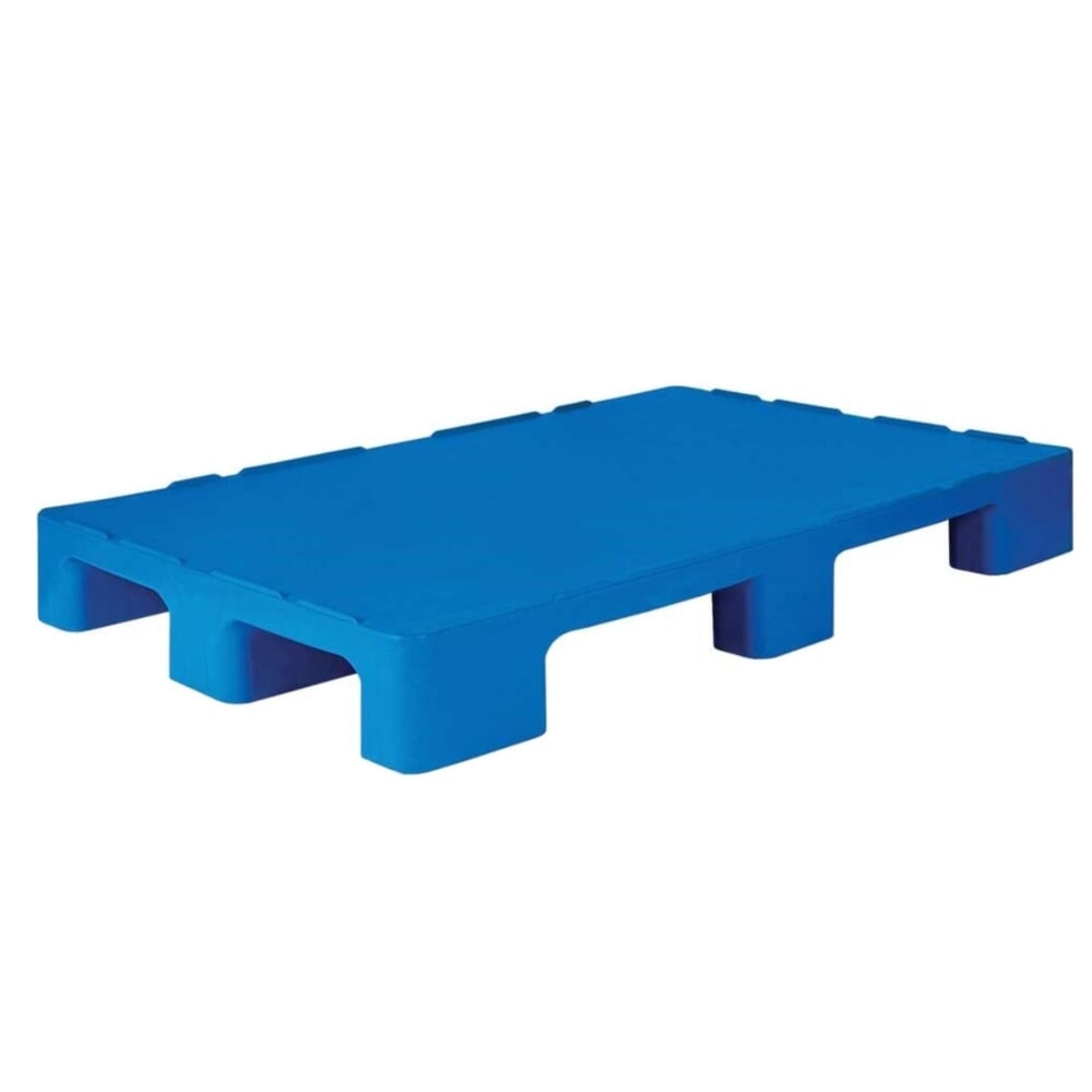 Hygiene-Kunststoff-Palette, statische Tragkraft 5.000 kg, LxB 1.200 x 800 mm, 9 Füße