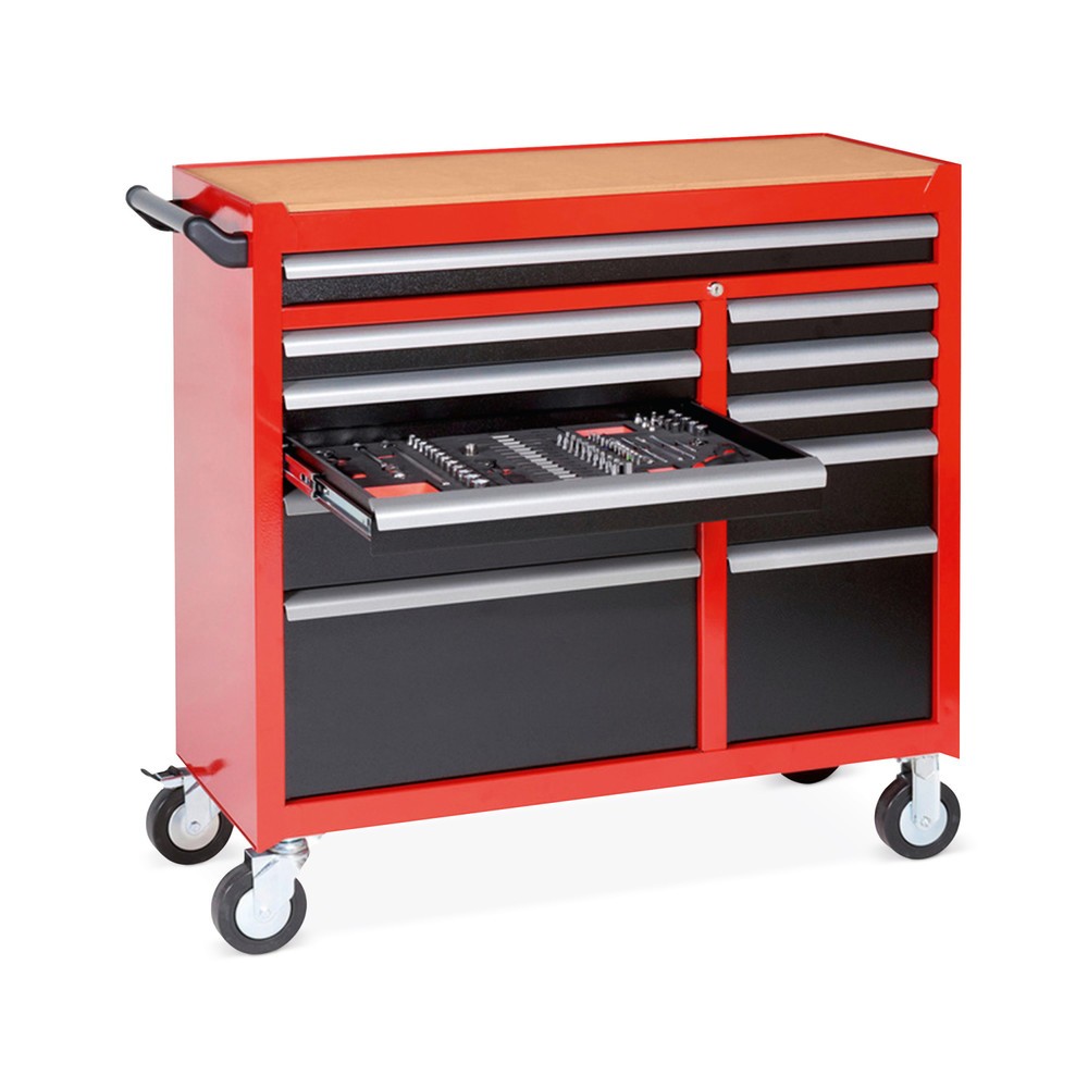 Waterloo™ Werkzeugwagen WE Cargo, 11 Schubladen, Höhe 7x 62 mm, 2x 132 mm, 2x 280 mm