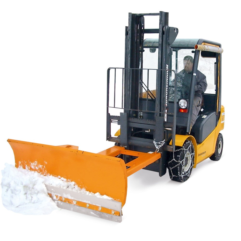 Bauer® Stapler-Schneeschieber mit PU-Schürfleiste, Schildbreite 2.100 mm