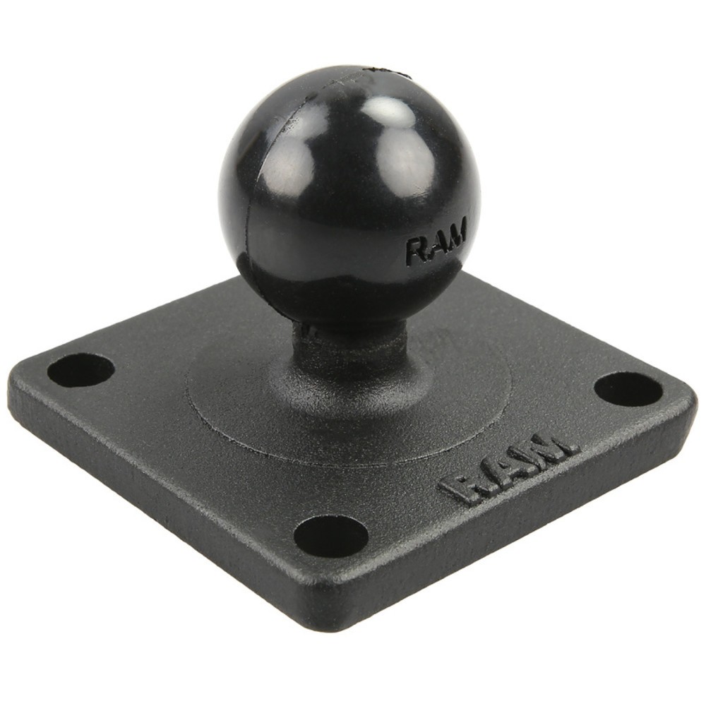 RAM Mounts Basisplatte rechteckig (2 x 2 Zoll), B-Kugel (1 Zoll)